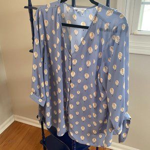 41 Hawthorn Stitch Fix Air Balloon Print Blouse